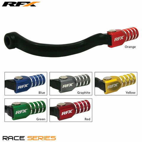 Race FX-RFX Race Gear Lever (Black/Green) Kawasaki KX125 1994-2002 KX250 1994-2008-Black/Green-FXGP 20100 55GN-MotoXtreme