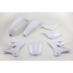 UFO-Yamaha Plastic Kit YZ 125/250 2015-20 White-White-YAKIT319-046-MotoXtreme