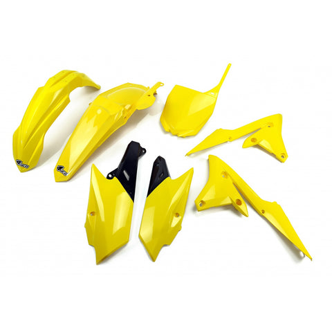UFO-Yamaha Plastic Kit YZF 250/450 2014-18 Yellow-Yellow-YAKIT318-101-MotoXtreme